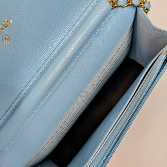 Chanel Blue Caviar Wallet on Chain (WOC) - Picture 9 of 16